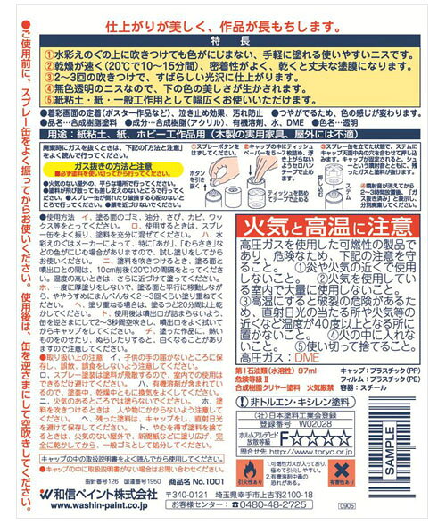 粘土 下塗り&仕上げ液 仕上げ液つやだしニススプレーの紹介画像3