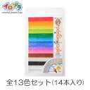 ねんど 型取り・注型材料 お湯でやわらかくなるねんど イロプラ セット（13色14個入） 【メール便可】