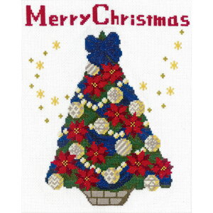 刺繍 キット オリムパス Christmas Cross stitch kit 聖夜のツリー 【メール便可】