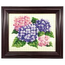刺繍キット COSMO(ルシアン) 四季折々の花だより 6月 あじさい No.7626【メール便可】クロスステッチ