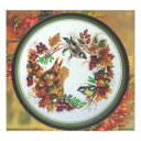 刺繍キット PANNA パンナ PS-1615 Autumn Wreath 秋のリース| リス 木の実 小鳥 クロスステッチ