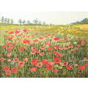 刺繍 刺しゅうキット オリムパス 尾上雅野 四季彩の詩 ポピーの咲く頃