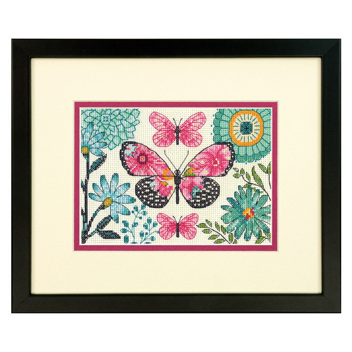 刺繍 Dimensions Butterfly Dream 蝶の夢 ｜70-65178 クロスステッチ キット バタフライドリーム