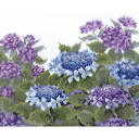オリムパス 刺繍キット オノエ・メグミ 愛すべき花たち紫陽花 7451 |ししゅう キット オノエメグミ クロスステッチキット おしゃれ