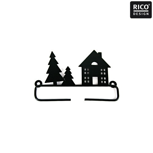 Deco hanger house with tree 11cm 黒 家+ツリー 【メール便可】 | クリスマス クリスマスツリー ツリー 飾り ハンガー かわいい タペストリー 壁 壁飾り 壁掛け オーナメント クリスマスオーナメント 手作り 手芸 飾り付け 手芸用品 おしゃれ