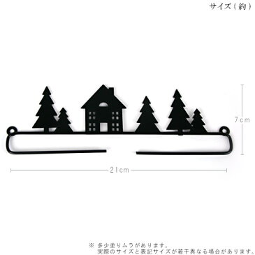 Deco hanger house with tree 21cm 黒 家+ツリー 【メール便可】 | クリスマス クリスマスツリー ツリー 飾り ハンガー かわいい タペストリー 壁 壁飾り 壁掛け オーナメント クリスマスオーナメント 手作り 手芸 飾り付け 手芸用品 おしゃれ