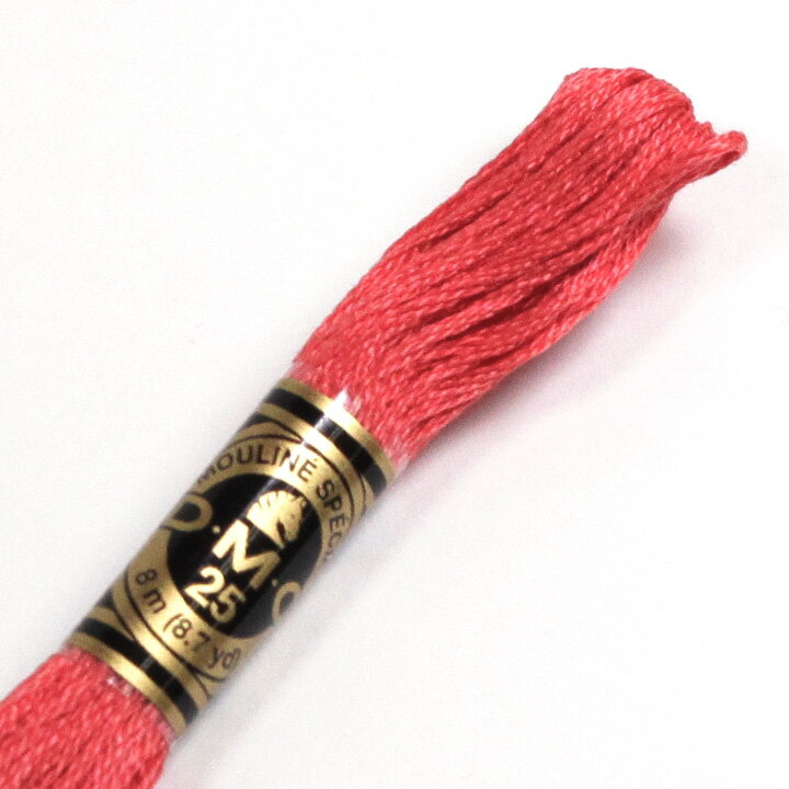 刺繍 刺しゅう糸 DMC 25番 レッド・ピンク系 3328