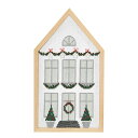 輸入刺繍キット RICO クロスステッチのクリスマスハウス 木製フレーム付き 100184 | 輸入キット クロスステッチ キットCHRISTMAS HOUSE 刺繍キット クリスマス リコデザイン(3)