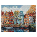 刺繍 輸入キット クロスステッチ Luca-S(ルーカス)COPENHAGEN BU5046 | 風景 背景 夜景 町 街 輸入刺繍 輸入キット 輸入刺しゅう