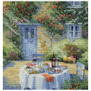刺繍 輸入キット クロスステッチ Luca-S(ルーカス)ROMANTIC GARDEN BU5055 | 風景 背景 ガーデン 庭 輸入刺繍 輸入キット 輸入刺しゅう