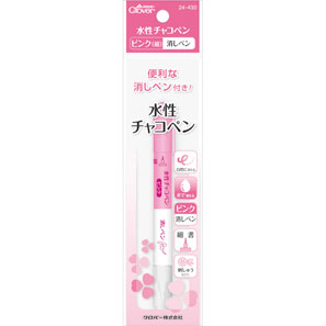水性チャコペンピンク・消しペン 便利グッズ ハンドメイド 補修 手芸道具 クロバー...