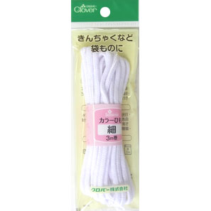 クロバー アクリル カラーひも 細 3m巻 白 クローバー 26-129 (メール便可) クロバー アクリル カラーひも 細 3m巻 白 クローバー 26-129 (メール便可)