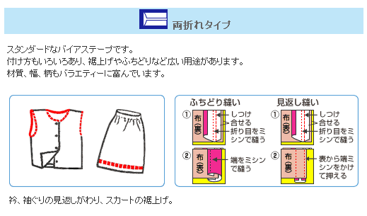 肌にやさしいバイアステープ ダブルガーゼ使用 やわらかガーゼ両折12.7 キャプテン 12.7×2.5m 綿100％ 二重ガーゼ ノンホルマリンで安全　CP121　(メール便可)　入園入学準備 ステイホーム バレンタインデー 手芸男子格安通販　バレンタイン　人気　ランキング