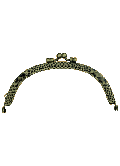 SS期間中ポイント10倍!小物口金　鉄　6.5×12.5cm　BK-1273　(取り寄せ品)　(メール便可)