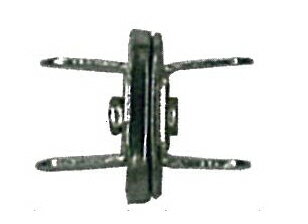 足折れマグネットボタン　薄口　直径14mm　4ヶ入　シルバー　AK-38-14S　(取り寄せ品)　(メール便可)