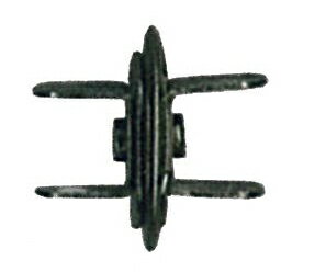 足折れマグネットボタン　薄口　直径17mm　4ヶ入　ブラックニッケル　AK-38-27BN　(取り寄せ品)　(メール便可)