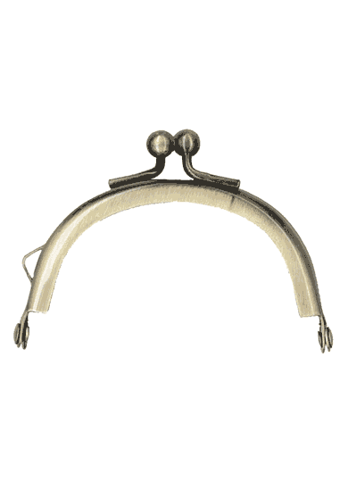 SS期間中ポイント10倍!小物口金　鉄　4.5×6.5cm　BK-672　(取り寄せ品)　(メール便可)