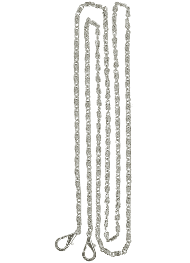 くさりバネナスカン　120cm　シルバー　BK-120S　(メール便可)