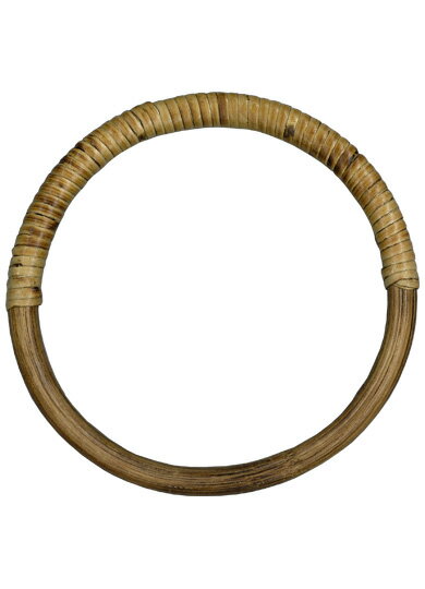 籐バッグ持ち手　手さげタイプ　外径15cm　RM-8　(メール便不可)