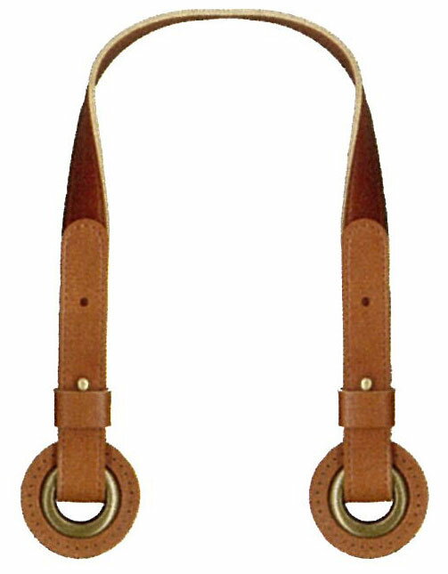 合成皮革持ち手　手さげタイプ　55cm(最長59cm)×幅2cm　2本入　YAK-560　(取り寄せ品)　(メール便可)