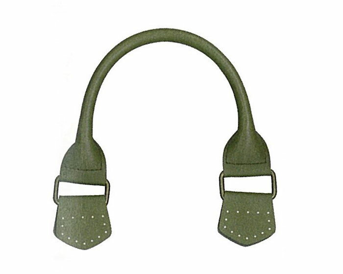 縫付け 合成皮革手さげタイプ持ち手 32cm 2本手　YAK-33　(取り寄せ品)　(メール便可)