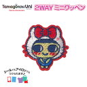 たまごっち × サンリオキャラクターズ 2WAYミニワッペン ハローキティ × まめっち B01Y3169 (取り寄せ品) (メール便可)