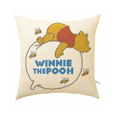 オリムパス ししゅうキット　クッション　くまのプーさん　風船にのるプー　5892　(取り寄せ品)　(メール便可)