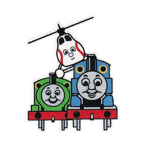 アイロン転写シート フロッキーワッペン トーマス パーシー FL4 (メール便可) 入園入学準備 ステイホーム バレンタインデー 手芸男子