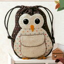 オリムパス フクロウのきんちゃく袋 PA-762 (取り寄せ品) (メール便不可)