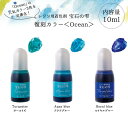 レジン専用着色剤 宝石の雫 復刻カラー クリアカラー Ocean オーシャン 単品 ブルー系 10ml パジコ padico ジュエルラビリンス　(メール便可)