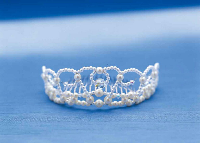 パナミ 手芸キット ウェディング ピュアアクセサリー ティアラ 結婚式 飾り 冠　4496　(取り寄せ品)　(..
