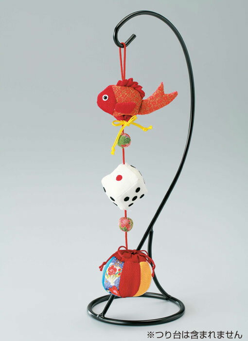 パナミ 手芸キット 京ちりめん下げ飾り お正月(お目出度づくし)　LH-398　(取り寄せ品)　(メール便可)