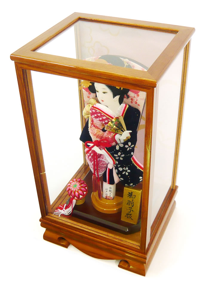 羽子板 初正月 初節句 厄除け ケース飾り かわいい 立体 振袖 道成寺 毬飾り 送料...