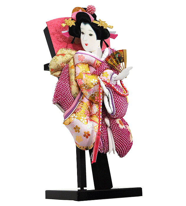 羽子板 初正月 初節句 厄除けかわいい ピンク 立体 振袖 コンパクト ミニ 新作 秀...