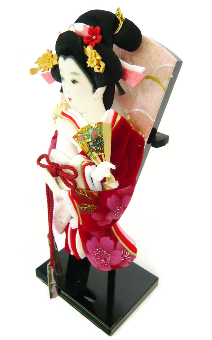 羽子板 初正月 初節句 厄除け 出し飾り かわいい 立体 振袖 道成寺 コンパクト ミ...