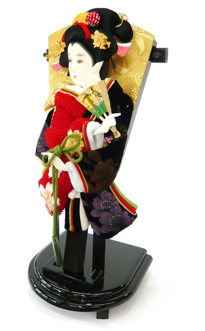 羽子板 初正月 初節句 厄除け 出し飾り かわいい 立体 振袖 道成寺 送料無料 コン...