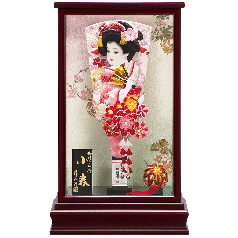 羽子板 正月 初正月 ケース 立体 つまみ細工 まり 毬 かわいい 送料無料 コンパクト ミニ新作 秀光 限定品 特選 目玉商品 買得 人気 ランキング P6203