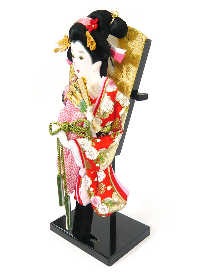 羽子板 初正月 初節句 厄除け 出し飾り かわいい 立体 振袖 道成寺 コンパクト ミ...