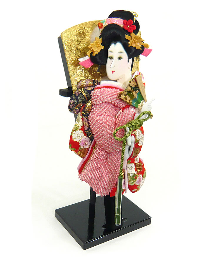 羽子板 初正月 初節句 厄除け 出し飾り かわいい 立体 振袖 道成寺 コンパクト ミ...