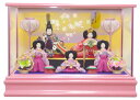 雛人形 ひな人形 お雛様 おひなさま かわいい 手作り 2025年 新作 秀光 限定品 送料無料 コンパクト ミニ 初節句 ひな祭り 五人 5人 オルゴール付 ...