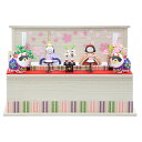 雛人形 ひな人形 お雛様 おひなさま かわいい 手作り 2025年 新作 秀光 限定品 送料無料 コンパクト ミニ 小さい 初節句 ひな祭り 狛犬 木目込 収納...