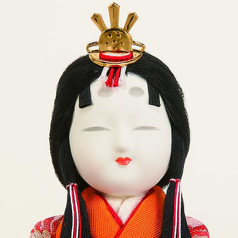 秀光人形工房の雛人形 ひな人形 お雛様 おひなさま コンパクト ミニ 初節句 かわいい ひなまつり 雛祭り 送料無料 柿沼東光 木目込 収納 立雛 二人 2人 小さい 新作 秀光 限定品 買得 お得 人気 P83445｜アングル3