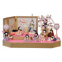 全国有名百貨店、人形専門店で販売され、長年お飾りなっても飽きのこない日本古来の美がある木目込み雛人形です。