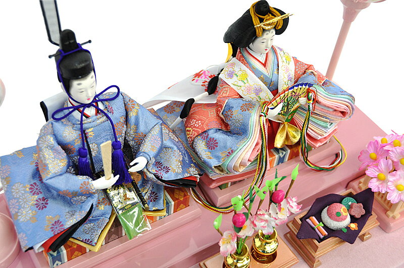 雛人形 ひな人形 お雛様 おひなさま かわいい 手作り 年 新作 秀光 限定品 送料無...