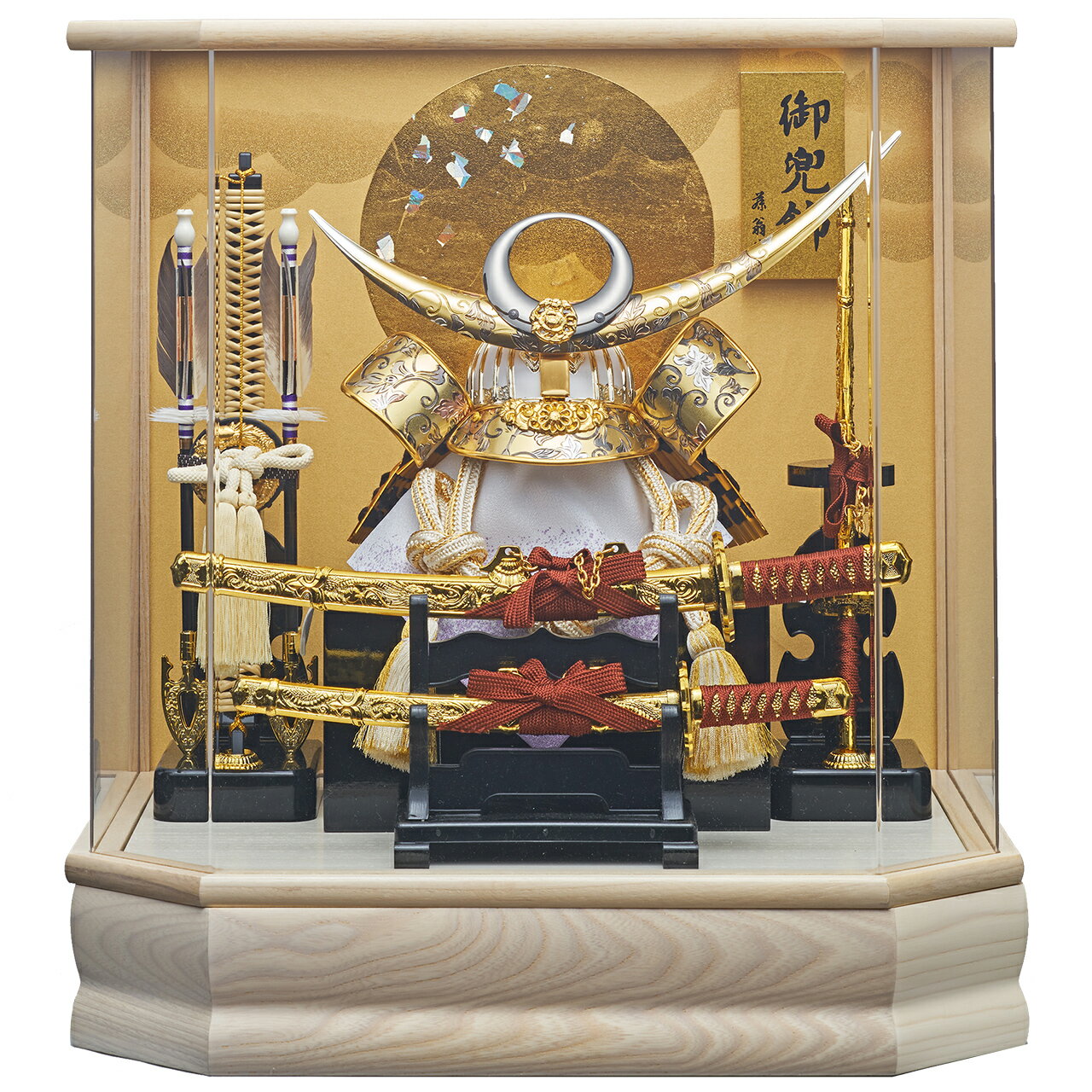 五月人形 5月人形 兜 鎧兜 上杉謙信 2025年 手作り 初節句 送料無料 コンパクト ミニ アクリル ケース 新作 秀光 限定品 目玉商品 カッコイイ 買得...