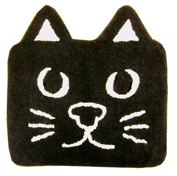 インパクトアニマル マット ネコ【ねこ マット 玄関マット バスマット トイレ 猫 にゃんこ ねこちゃん キッチンマット キッチン おしゃれ 雑貨 かわいい インテリア セット cat 猫グッズ 三毛猫 みけねこ 黒猫】