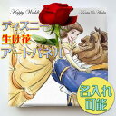 名入れ ディズニー 美女と野獣 IKEBANA 生きてるインテリア 【 壁かけ インテリア ウェルカムボード 記念 ボード おしゃれ ディズニー好き 部屋 玄関...