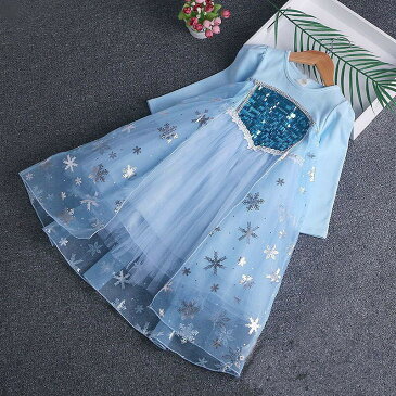 新作 人気 子供服 女の子 フォマールドレス レースドレス アナ雪 コスプレ 仮装【送料無料 かわいい キッズ 着やすい 大きい ギフト 夏 キッズ服 幼児 ペア 可愛い 半袖 ピンク 花 児童 涼しい おしゃれ 雪の女王 アナ レース 女子 フリル ロング チュチュ エルサ 青】