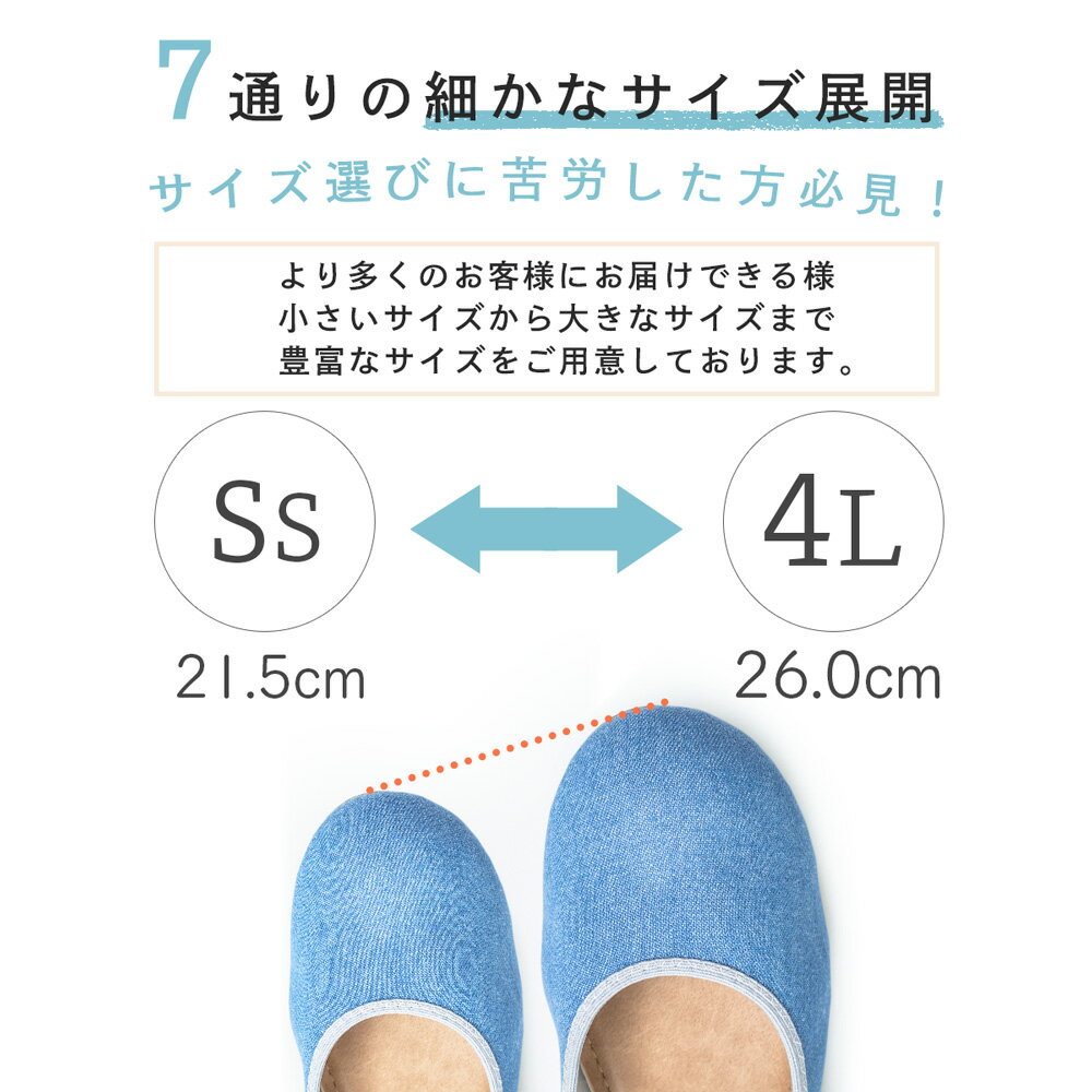 【日本製】痛くない走れる国産デニム生地まんまるフラットパンプスぺたんこバレエラウンドトゥレディースシューズオフィスカジュアル