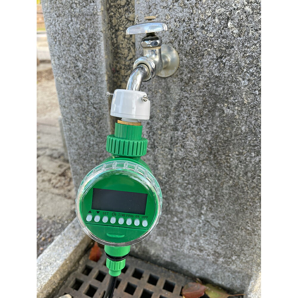 ネジ無し蛇口用アダプタ自動水やり器用蛇口径14~20mm対応三点ネジ止め